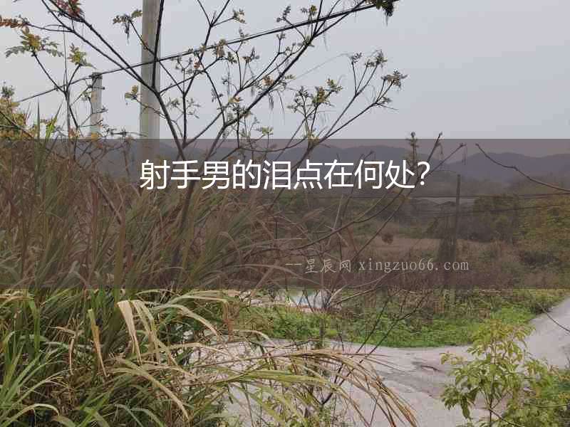 射手男的淚點在何處？
