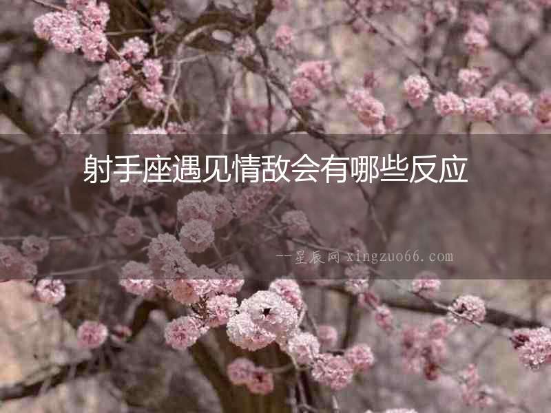 射手座遇見情敵會有哪些反應