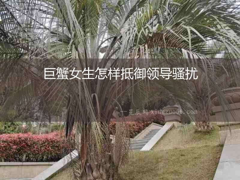 巨蟹女生怎樣抵御領導騷擾