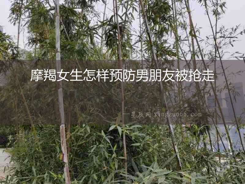 摩羯女生怎樣預(yù)防男朋友被搶走