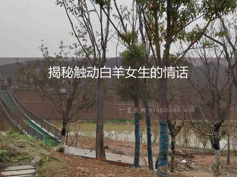 揭秘觸動白羊女生的情話