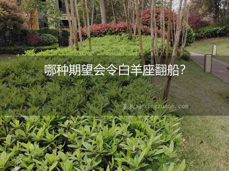 哪種期望會(huì)令白羊座翻船？