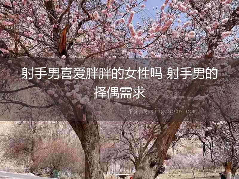 射手男喜愛胖胖的女性嗎 射手男的擇偶需求