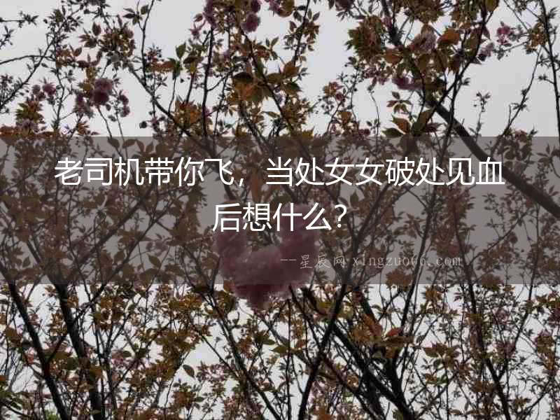 老司機(jī)帶你飛，當(dāng)處女女破處見血后想什么？