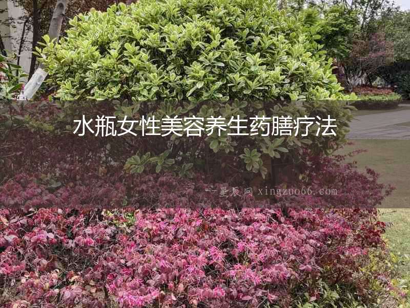 水瓶女性美容養生藥膳療法