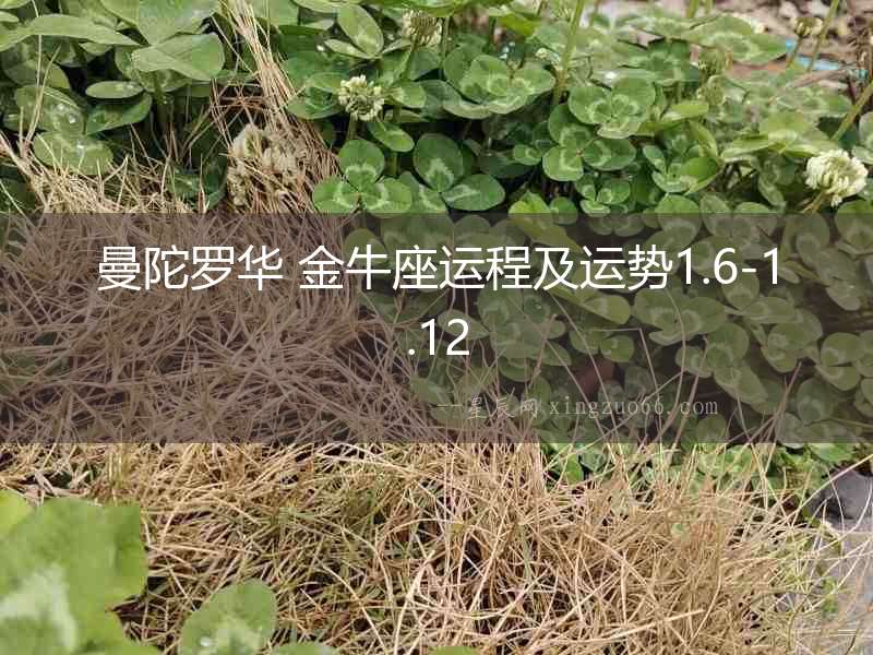曼陀羅華 金牛座運程及運勢1.6-1.12