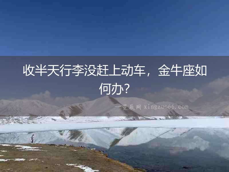 收半天行李沒(méi)趕上動(dòng)車，金牛座如何辦？