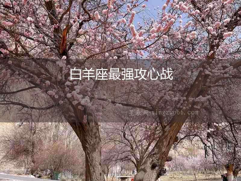 白羊座最強(qiáng)攻心戰(zhàn)
