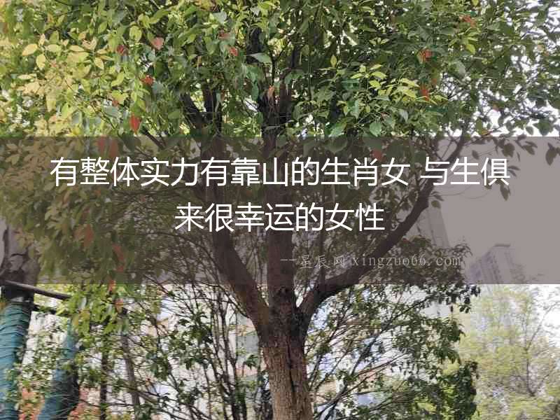 有整體實(shí)力有靠山的生肖女 與生俱來很幸運(yùn)的女性