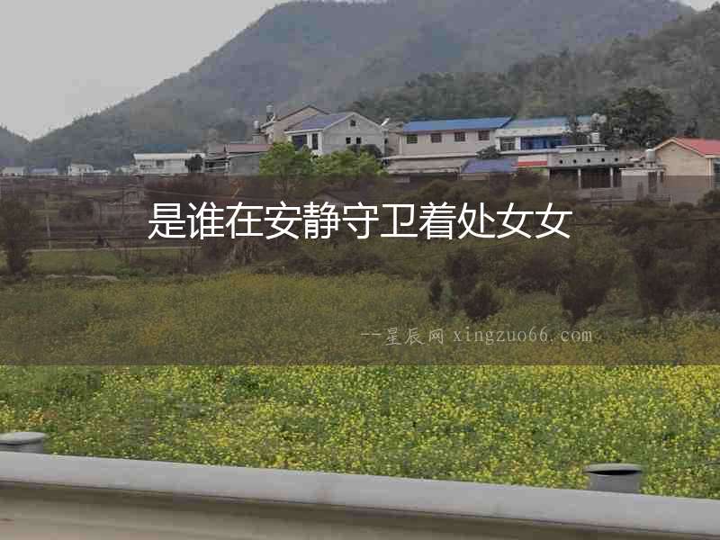 是誰在安靜守衛著處女女