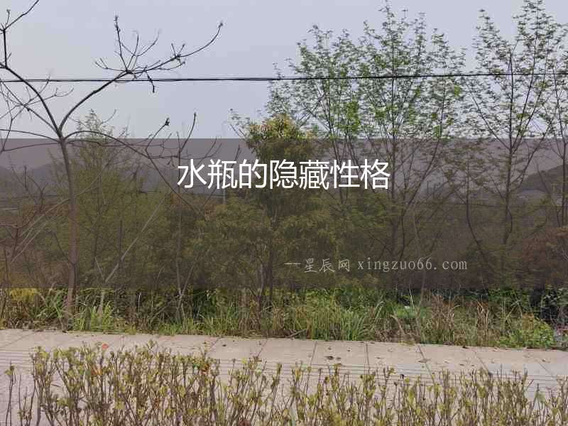 水瓶的隱藏性格
