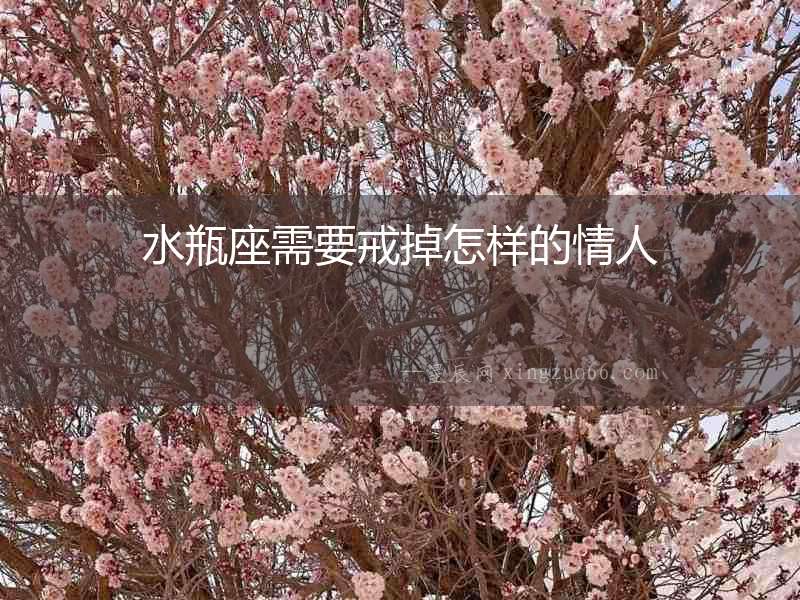水瓶座需要戒掉怎樣的情人