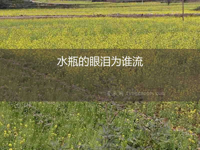 水瓶的眼淚為誰(shuí)流