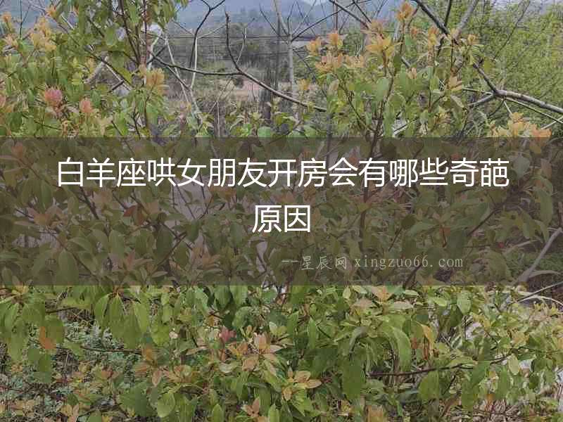 白羊座哄女朋友開房會(huì)有哪些奇葩原因