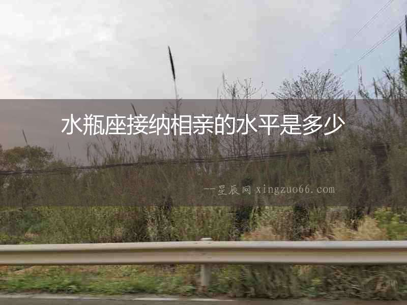 水瓶座接納相親的水平是多少
