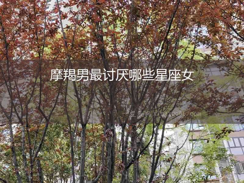 摩羯男最討厭哪些星座女
