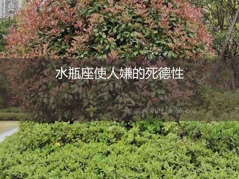 水瓶座使人嫌的死德性
