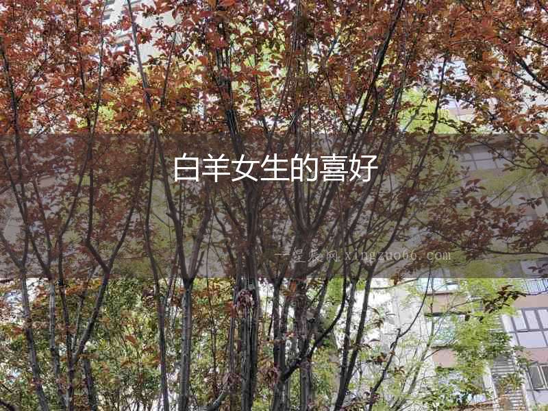 白羊女生的喜好