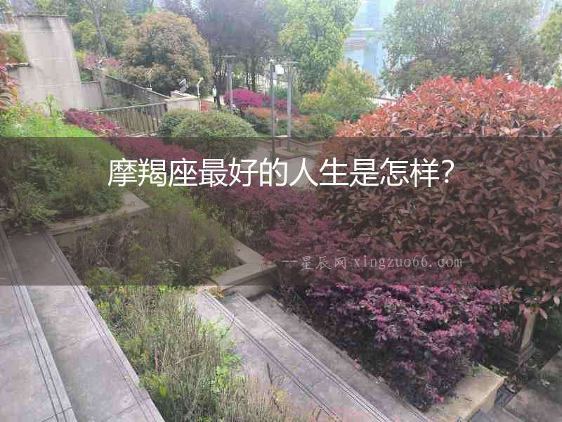 摩羯座最好的人生是怎樣？