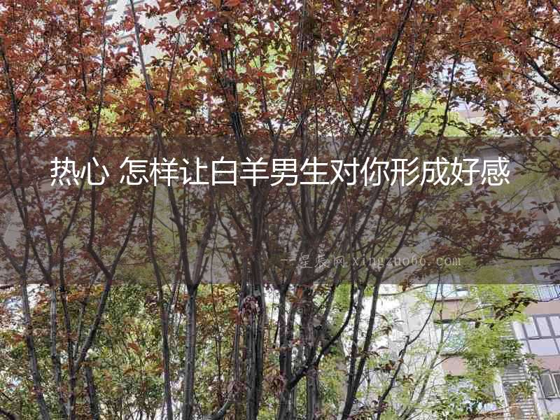熱心 怎樣讓白羊男生對你形成好感