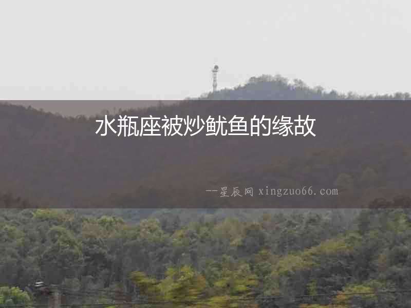 水瓶座被炒魷魚的緣故