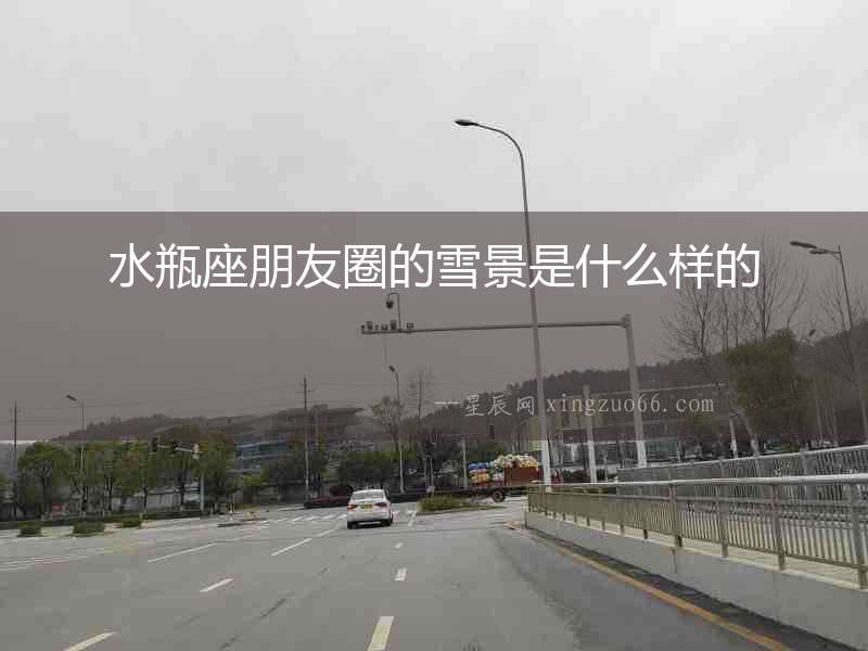 水瓶座朋友圈的雪景是什么樣的