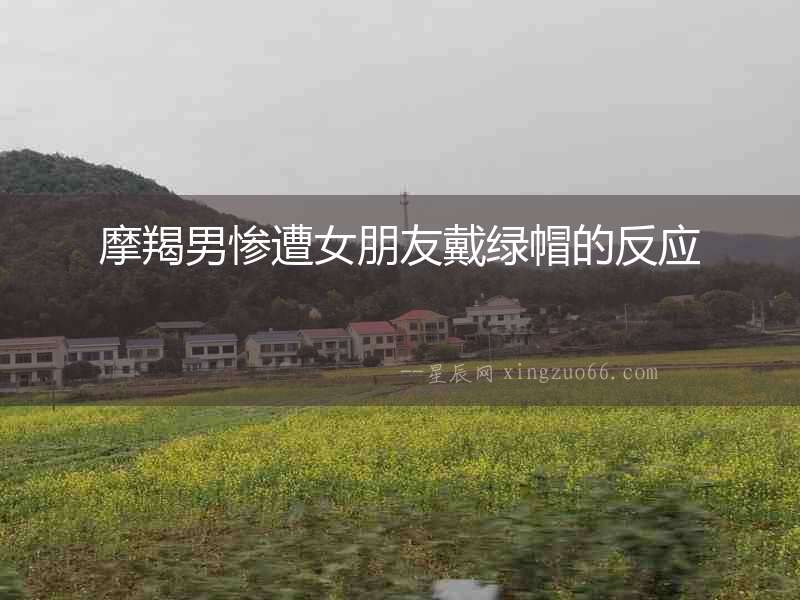 摩羯男慘遭女朋友戴綠帽的反應(yīng)
