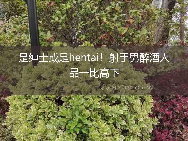 是紳士或是hentai！射手男醉酒人品一比高下