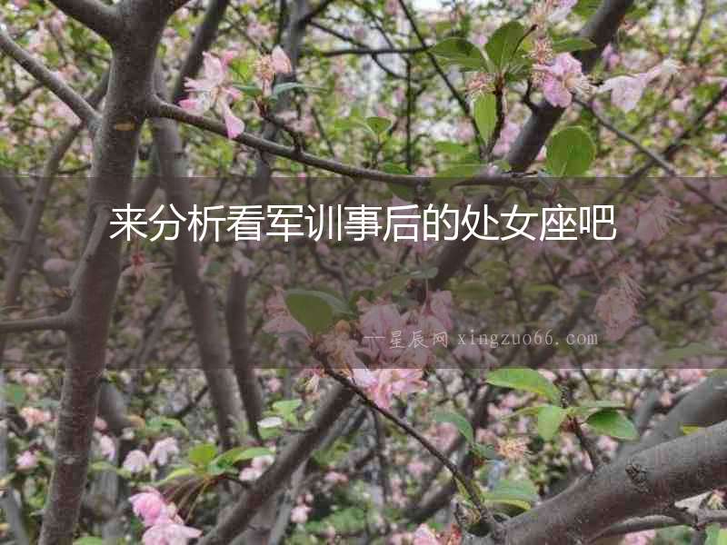 來分析看軍訓事后的處女座吧