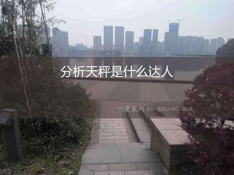 分析天秤是什么達人