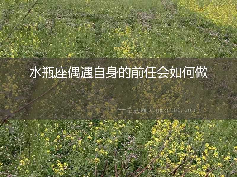 水瓶座偶遇自身的前任會如何做