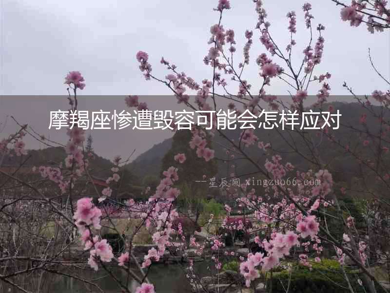 摩羯座慘遭毀容可能會(huì)怎樣應(yīng)對(duì)