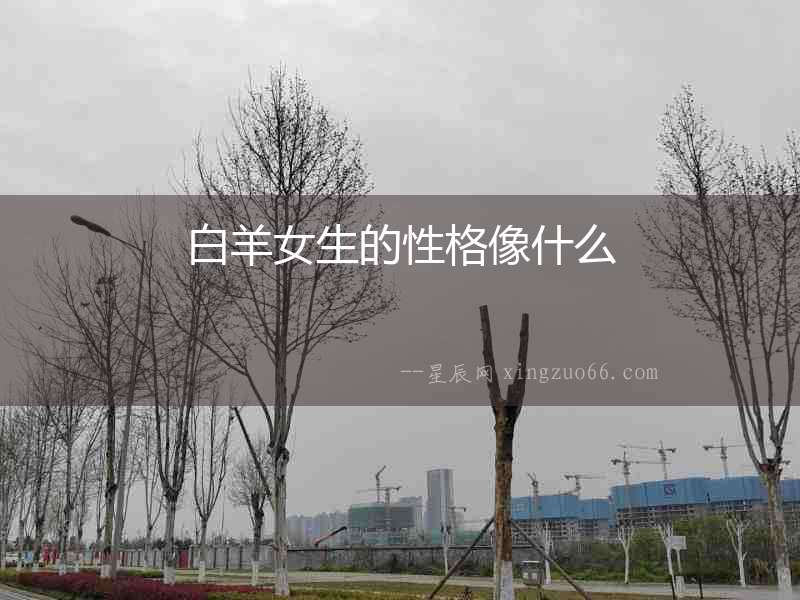 白羊女生的性格像什么