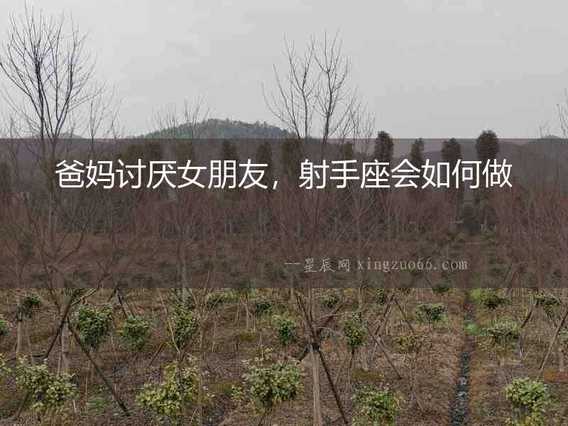 爸媽討厭女朋友，射手座會如何做