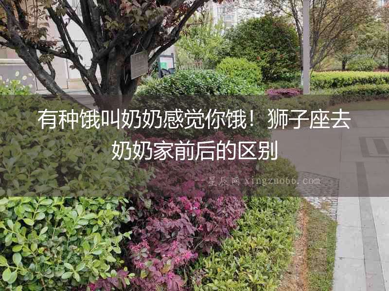 有種餓叫奶奶感覺你餓！獅子座去奶奶家前后的區(qū)別