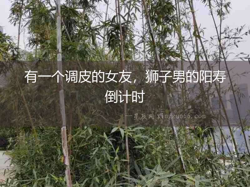 有一個調(diào)皮的女友，獅子男的陽壽倒計(jì)時
