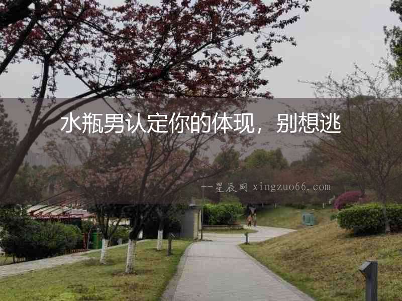水瓶男認(rèn)定你的體現(xiàn)，別想逃