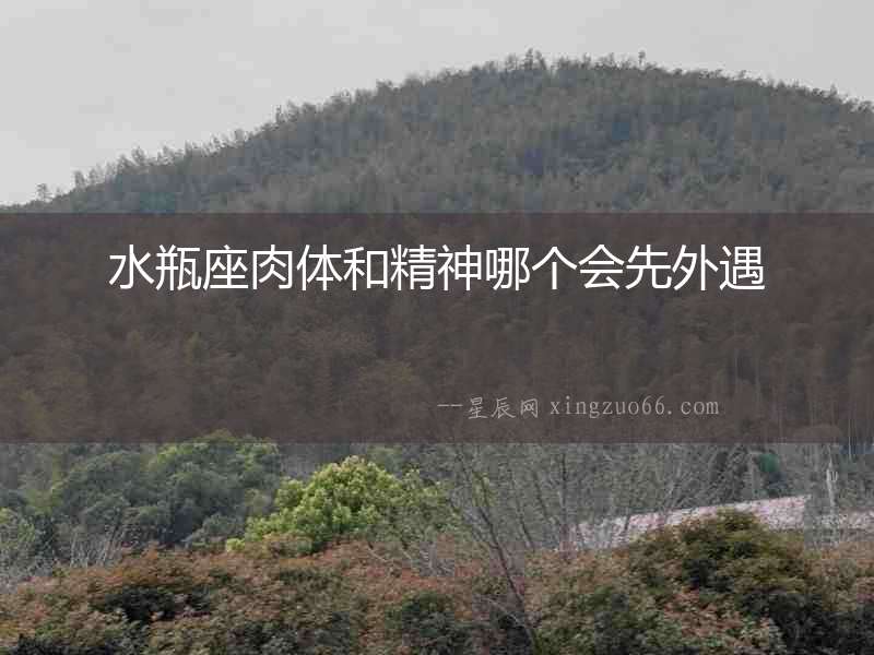 水瓶座肉體和精神哪個會先外遇