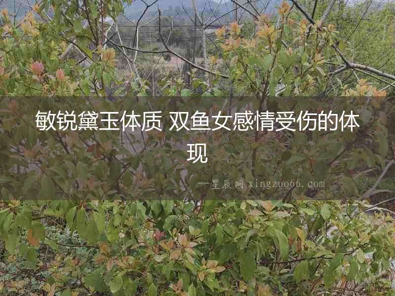 敏銳黛玉體質(zhì) 雙魚女感情受傷的體現(xiàn)