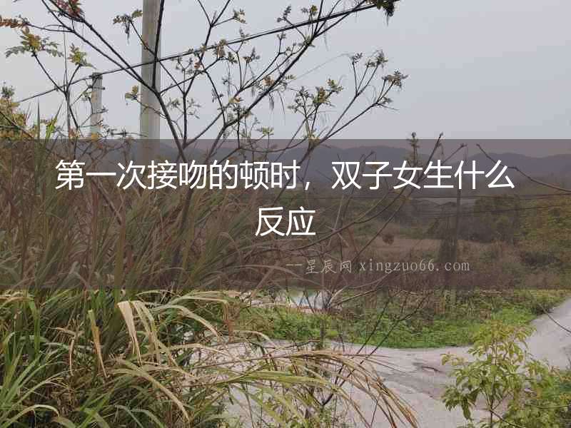 第一次接吻的頓時，雙子女生什么反應