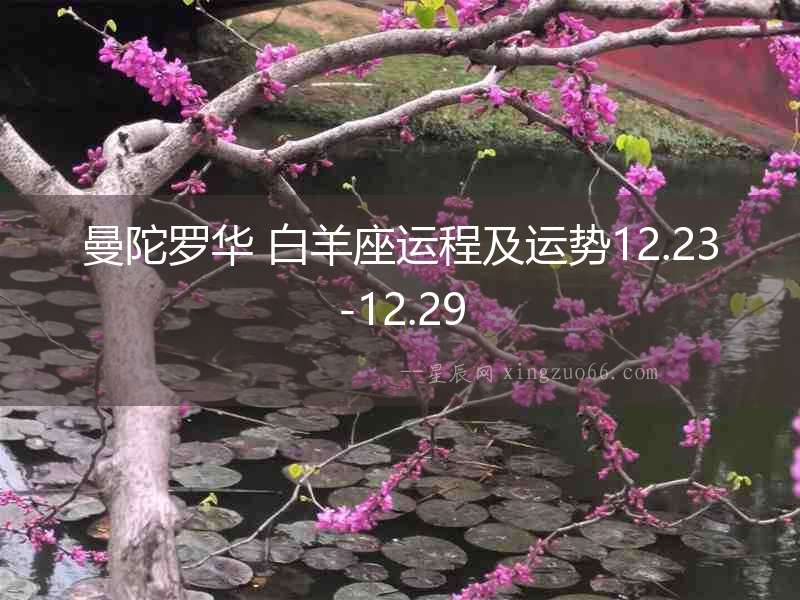 曼陀羅華 白羊座運(yùn)程及運(yùn)勢(shì)12.23-12.29
