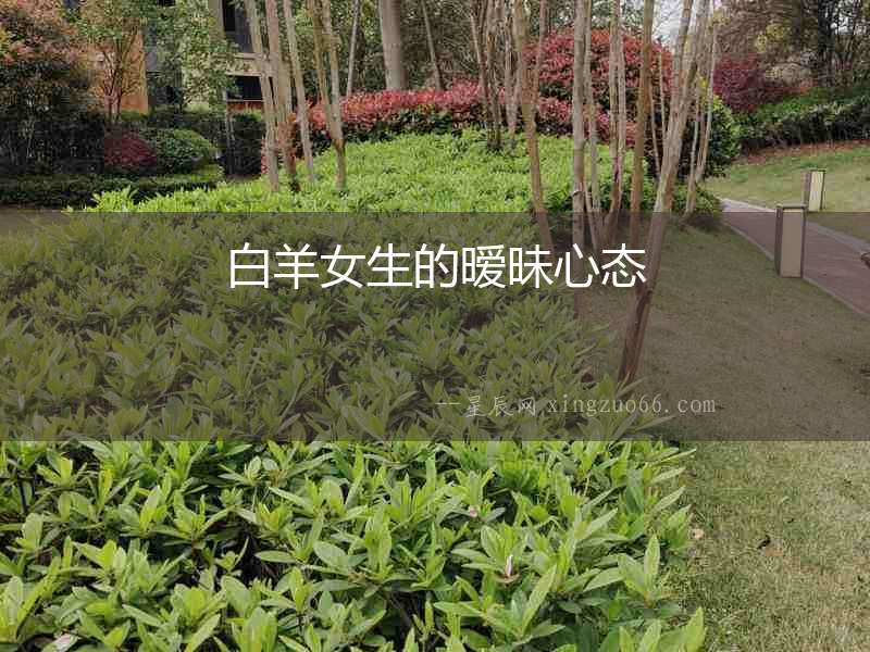 白羊女生的曖昧心態