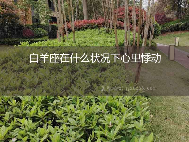 白羊座在什么狀況下心里悸動