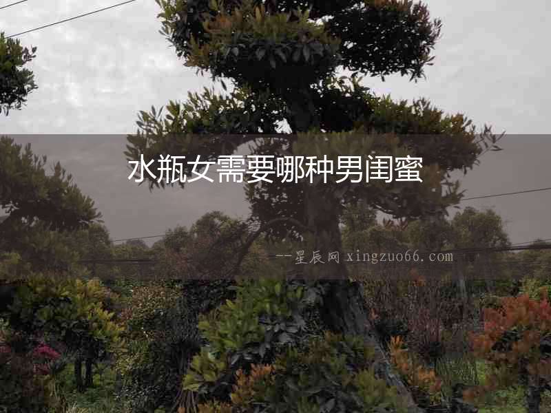水瓶女需要哪種男閨蜜