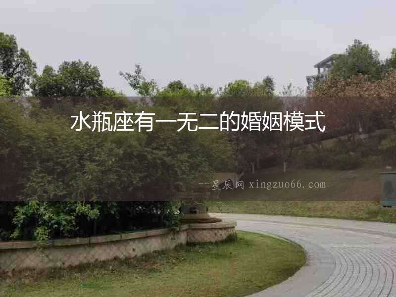 水瓶座有一無(wú)二的婚姻模式