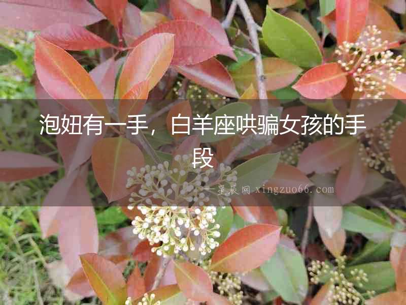 泡妞有一手，白羊座哄騙女孩的手段