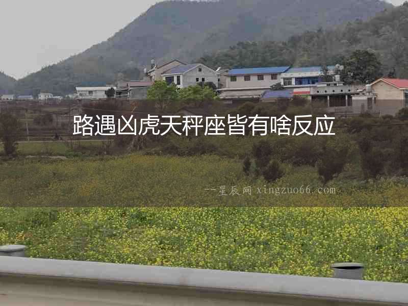 路遇兇虎天秤座皆有啥反應(yīng)