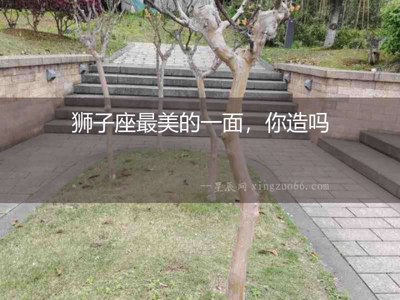 獅子座最美的一面，你造嗎