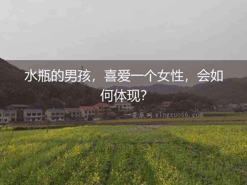 水瓶的男孩，喜愛一個女性，會如何體現？