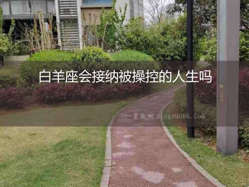白羊座會接納被操控的人生嗎